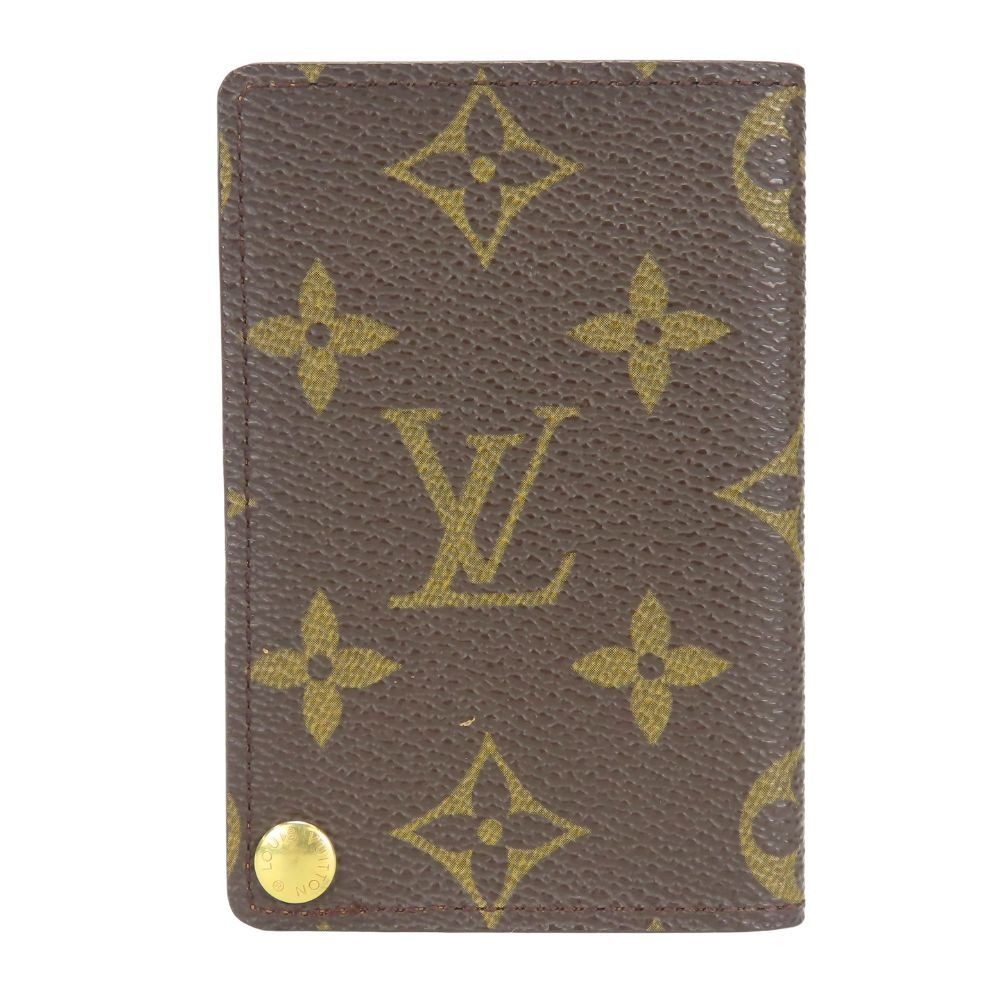 Louis Vuitton Card Case Holder Credit D'presion Monogram Brown Clear