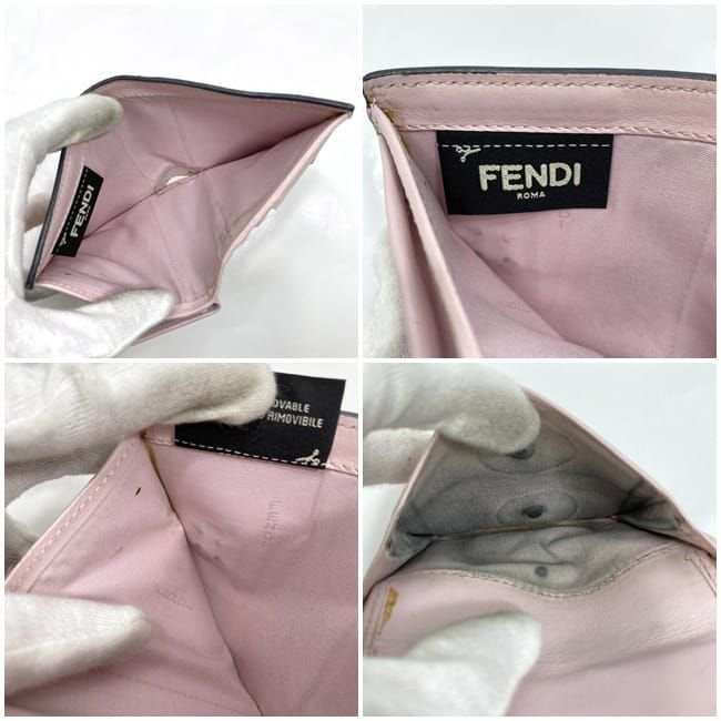 Fendi Bifold Wallet Pink Fize 8m0387 Ec20532