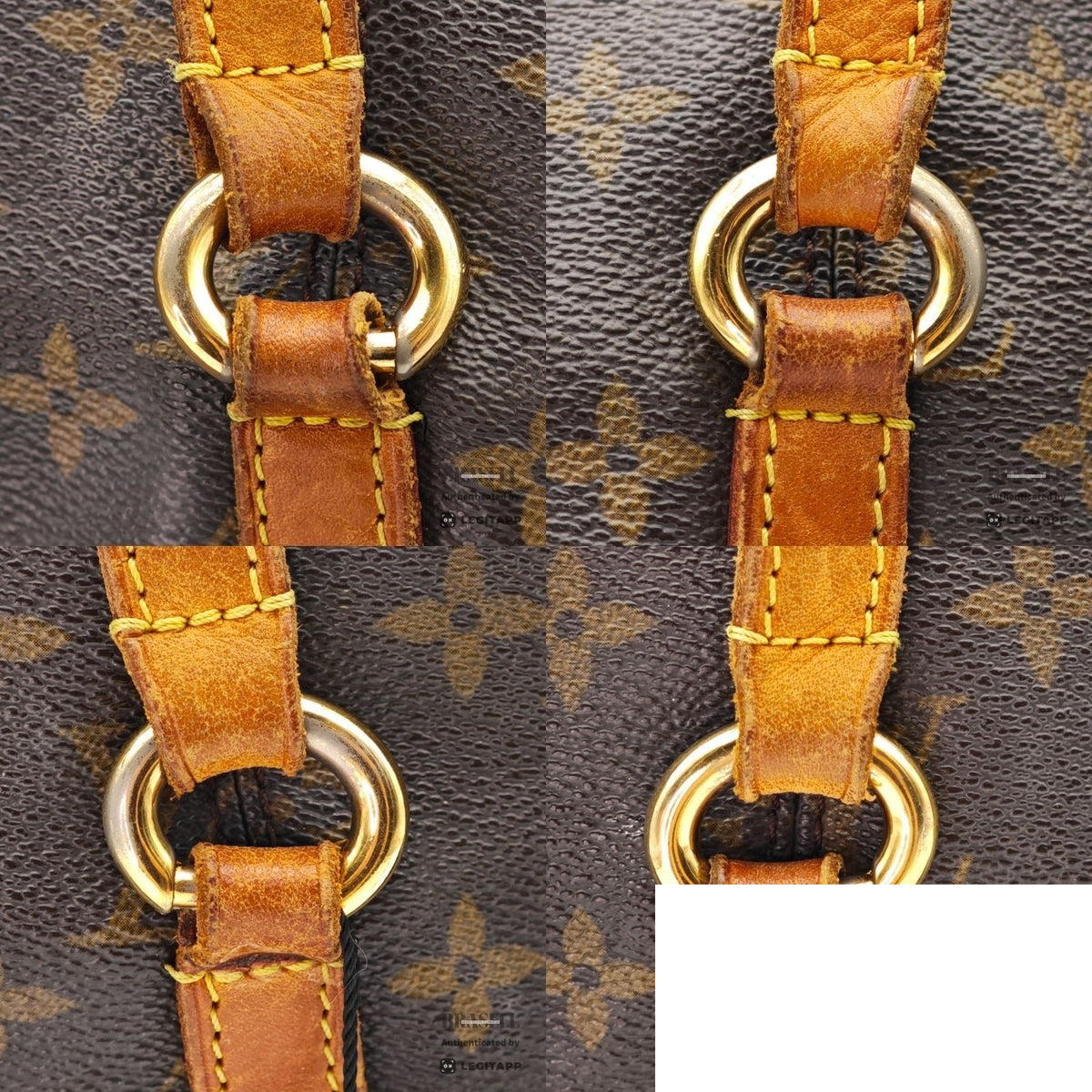 Louis Vuitton Totally MM Tote Bag Brown — view 8