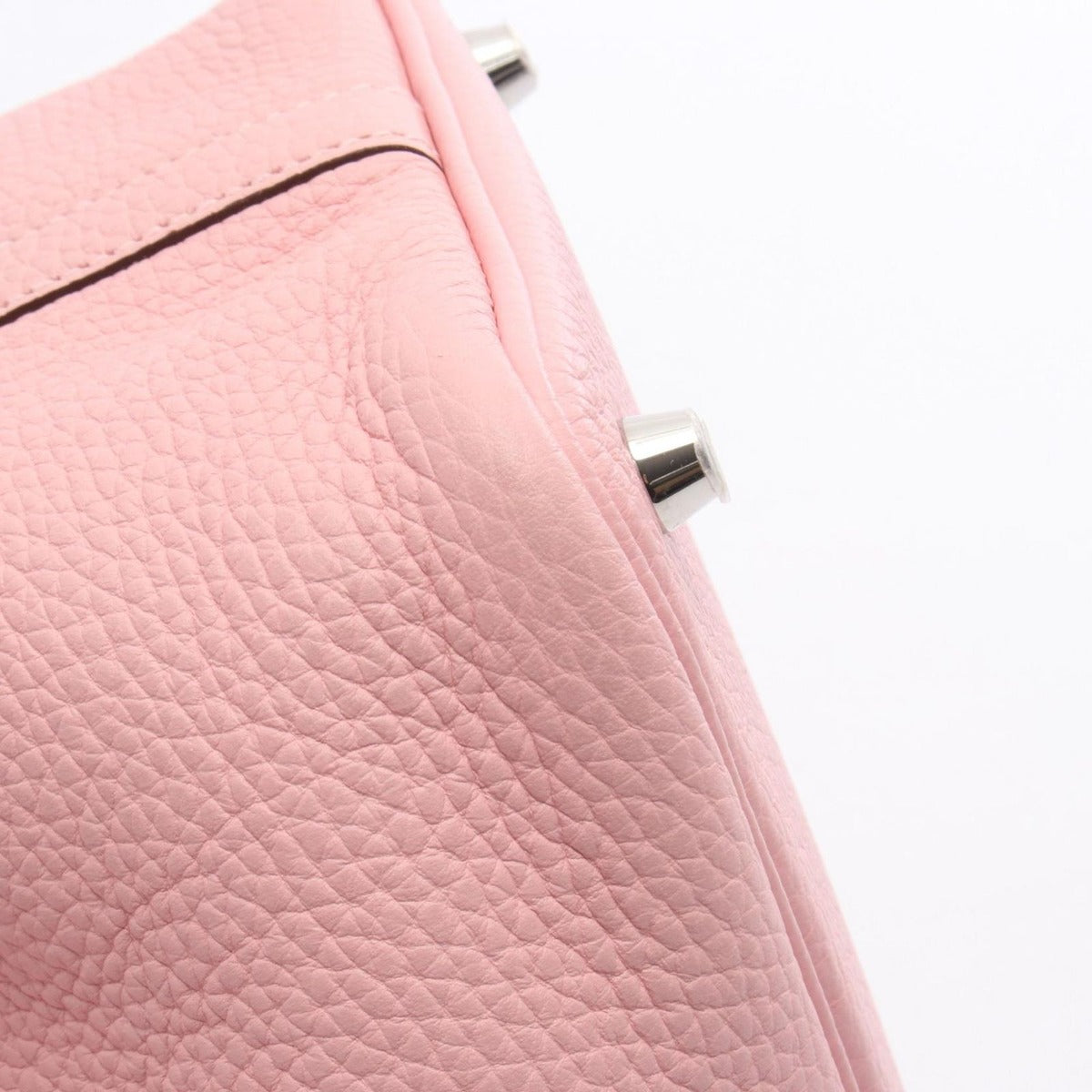 Hermes Handbag Picotin Lock PM Rose Sakura Leather — view 7