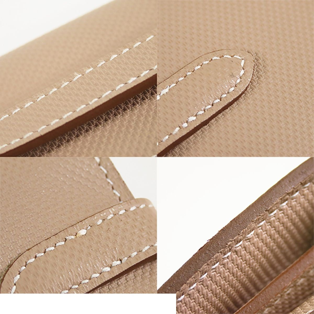 Hermes Kelly Wallet Argil Gold Grand — view 8
