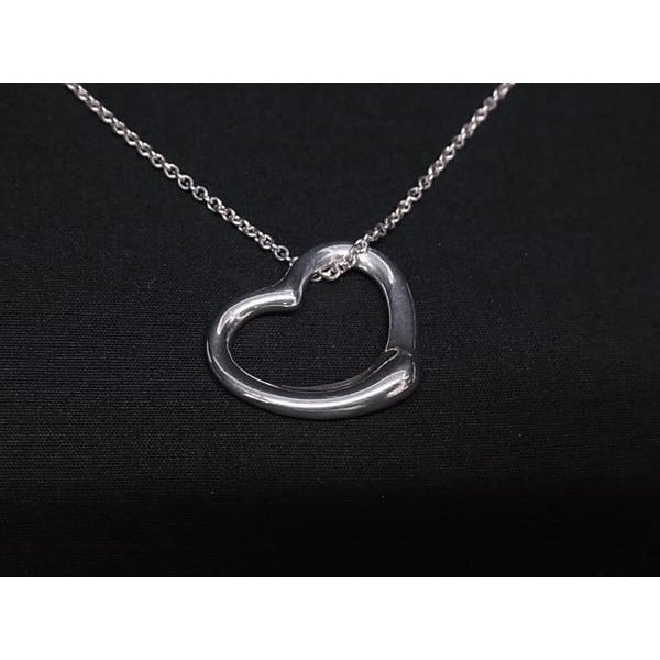 Tiffany & Co Necklace Elsa Peretti Open Heart Silver SV 925 — view 3