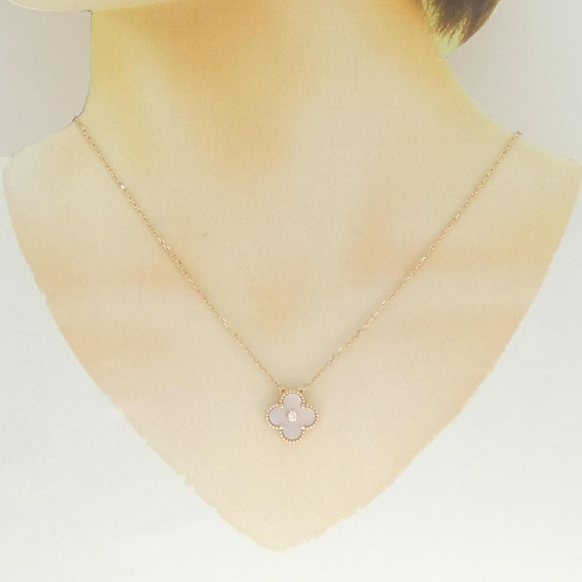 Van Cleef & Arpels Vintage Alhambra Necklace — view 6