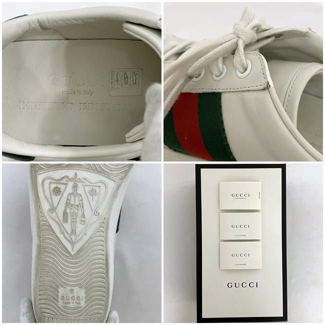 Gucci Sneakers Ec21420 White Sherry Bosco
