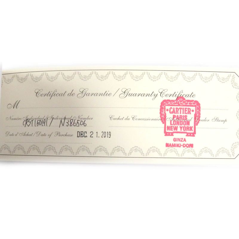 Cartier Santos De Cartier Ballpoint Pen With Logo Twist Stationery Silver Men's