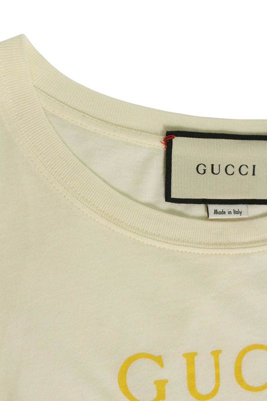 Gucci 22AW 615044 Xjcky Logo Print T-shirt Women XS