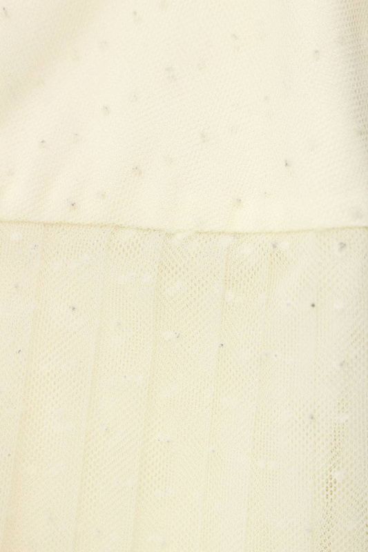 Christian Dior 841j50a8810 Dotted Tulle Layered Skirt Women 34