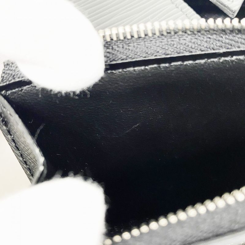 Louis Vuitton Epi Portefeuille Twist Compact M64414 Noir Men's Trifold Wallet