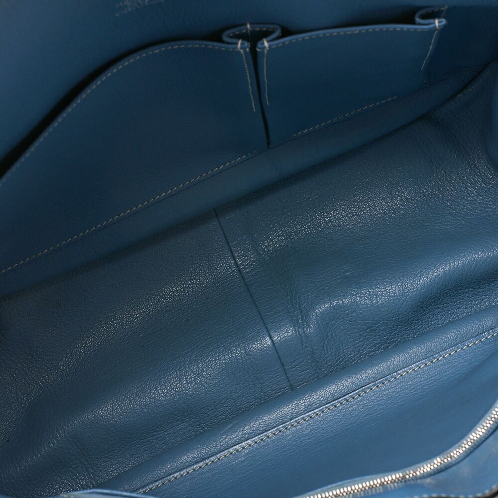 Hermes Gipsyère 34 Shoulder Bag Taurillon Clemence Blousine (silver Hardware)