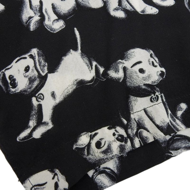 Celine Allover Dog Shirt Top Men's Black/white 38 2c717307q 38
