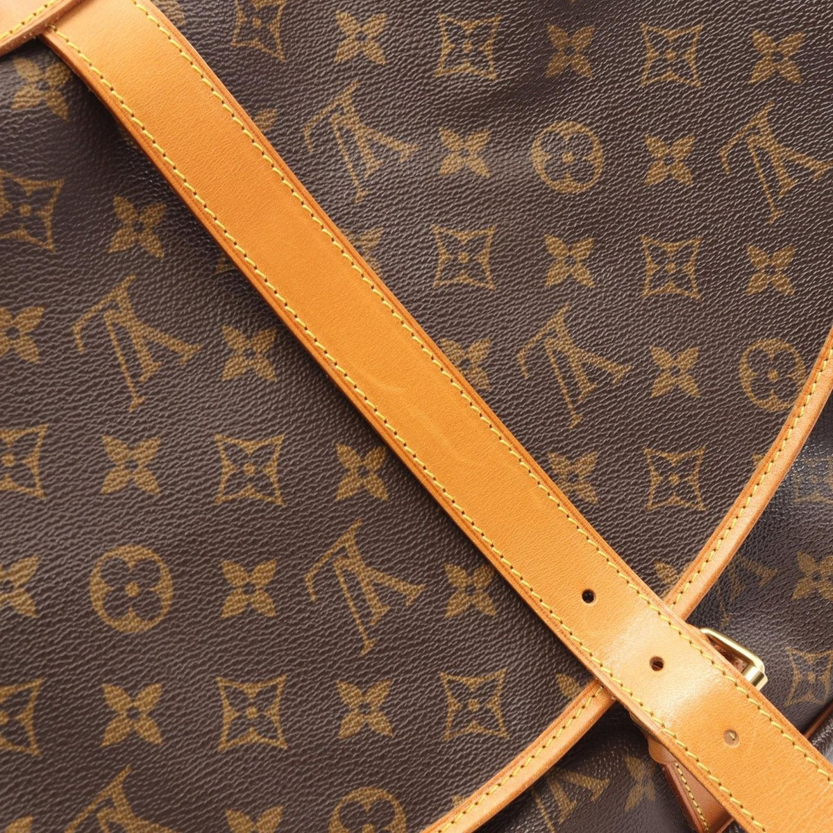 Louis Vuitton Shoulder Bag Saumur 35 Monogram Leather — view 11