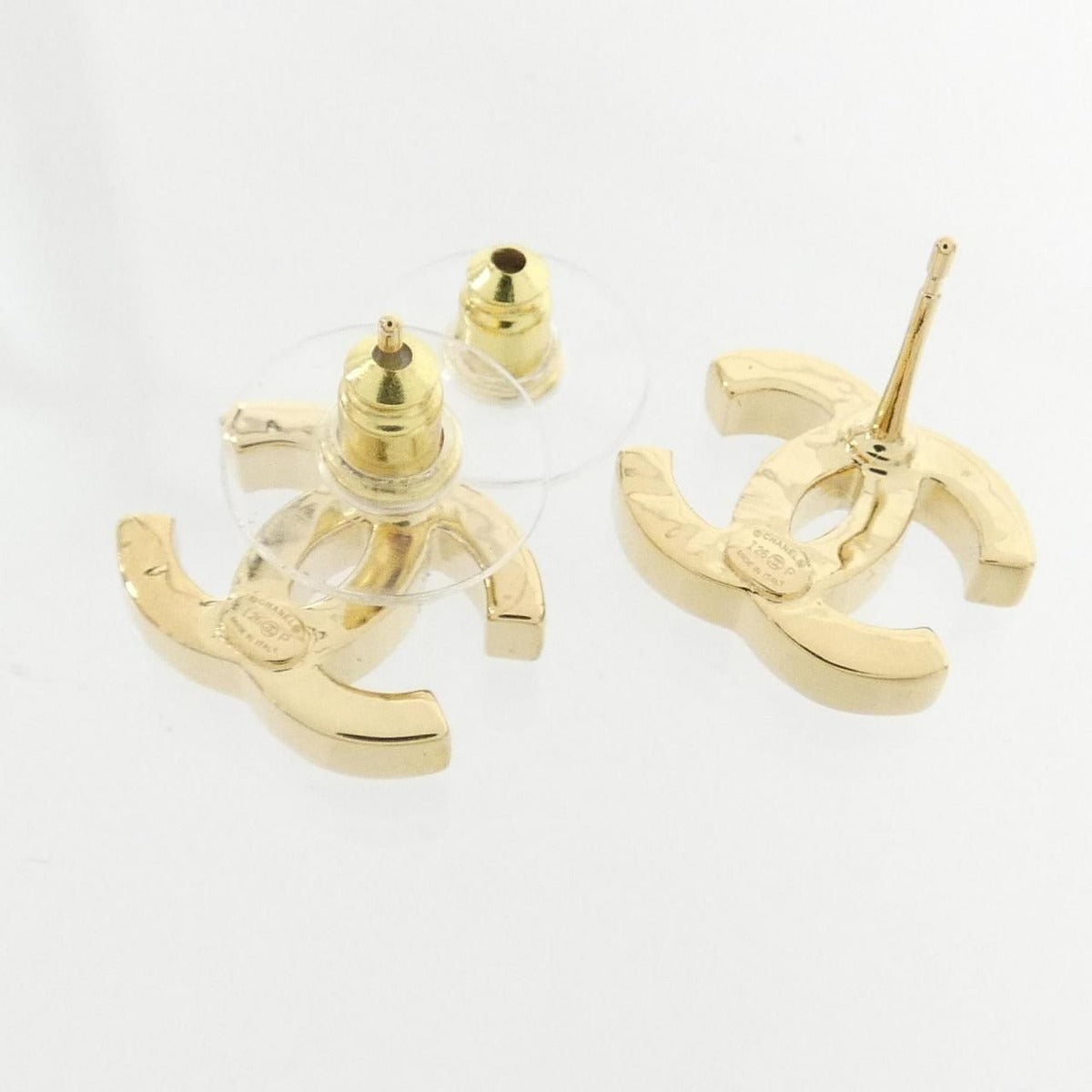 Chanel Earrings Gold Bordeaux — view 3