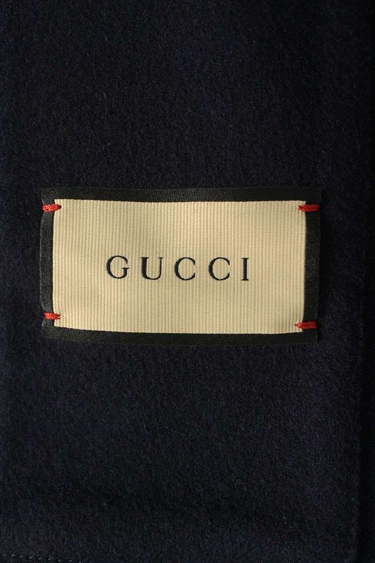 Gucci 762017 Zake3 Lightweight Wool Coat With Web Stripe Label Men's 48