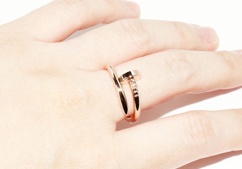 Cartier Ring 18K Pink Gold Juste Un Clou Ring B40925