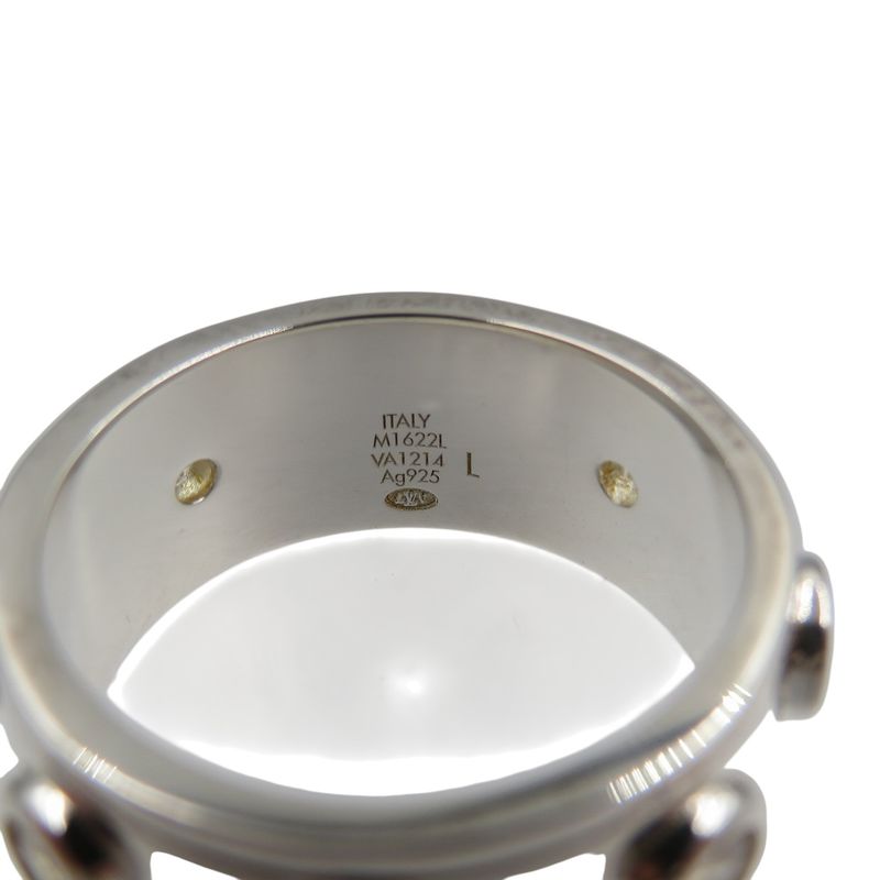 Louis Vuitton LV Studs M1622l Silver 925 L Ring 1065 Louis Vuitton