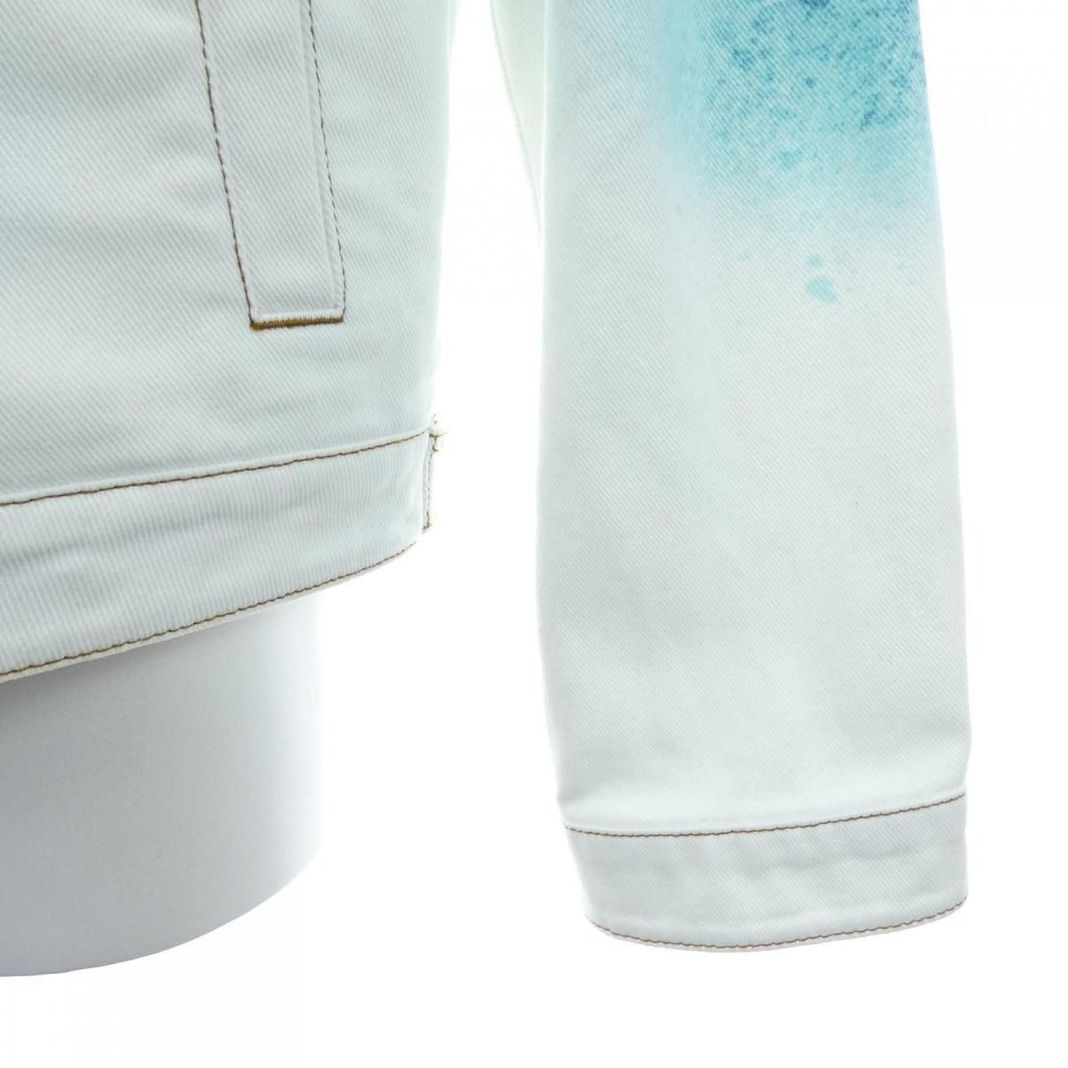 Louis Vuitton LV Spray Denim Jacket White Blue — view 7