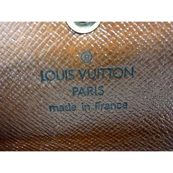 Louis Vuitton Key Case Monogram Multicles 4 Brown Leather — view 6