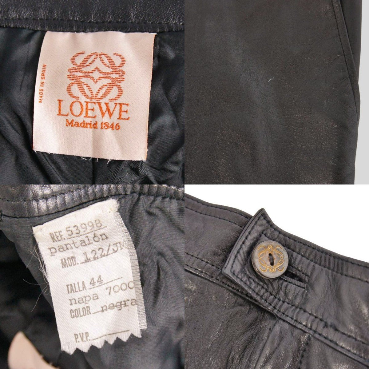 Loewe Vintage Pants Leather Long — view 5