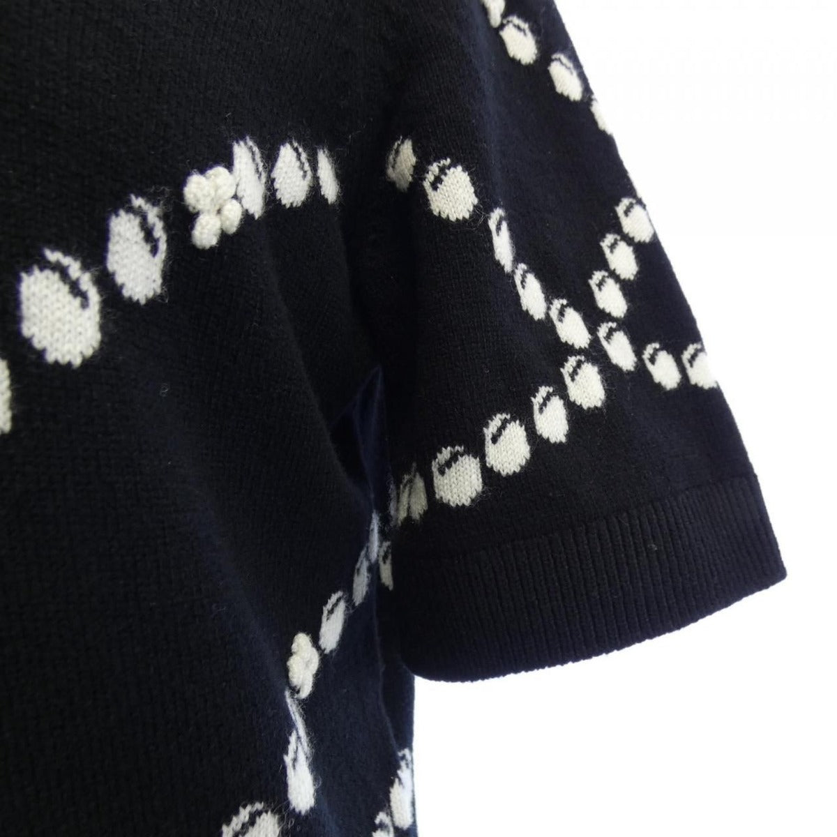 Chanel Dress Cashmere Black White — view 7