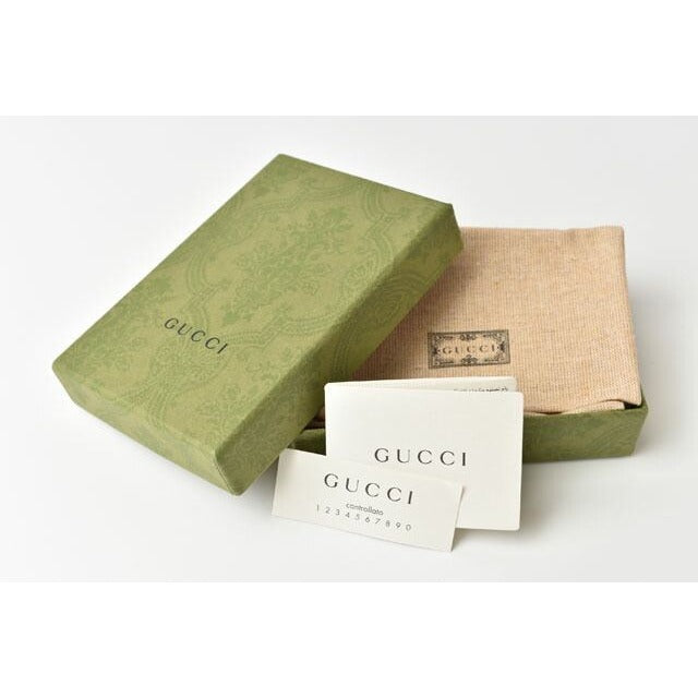 Gucci Card Case Business Holder Beige Brown 96 iwg — view 6