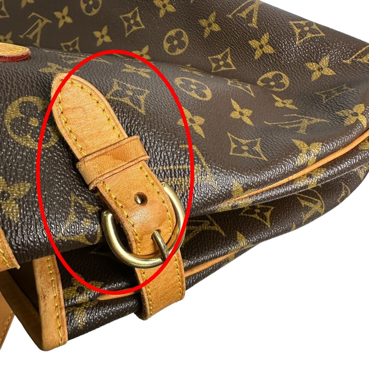 Louis Vuitton Monogram Batignolles Orizontal Tote Bag Brown