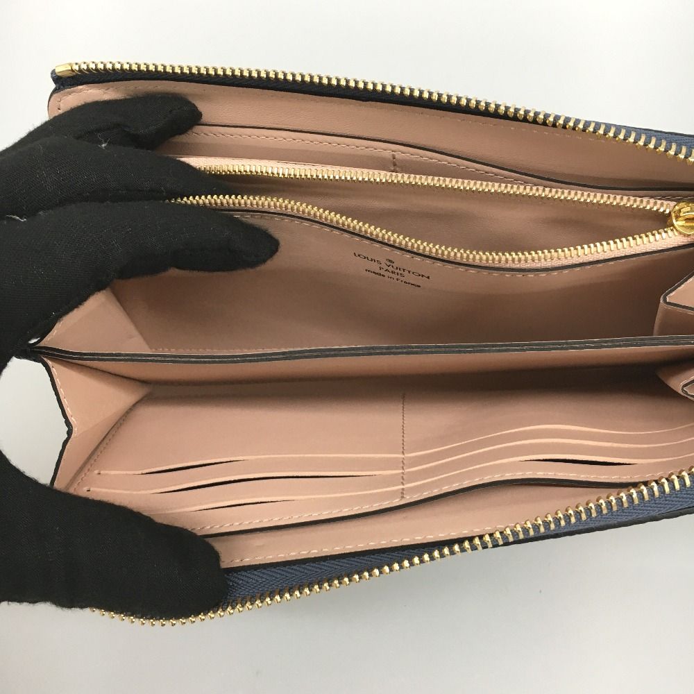 Louis Vuitton Long Wallet Portefeuille Comet M68582 Navy