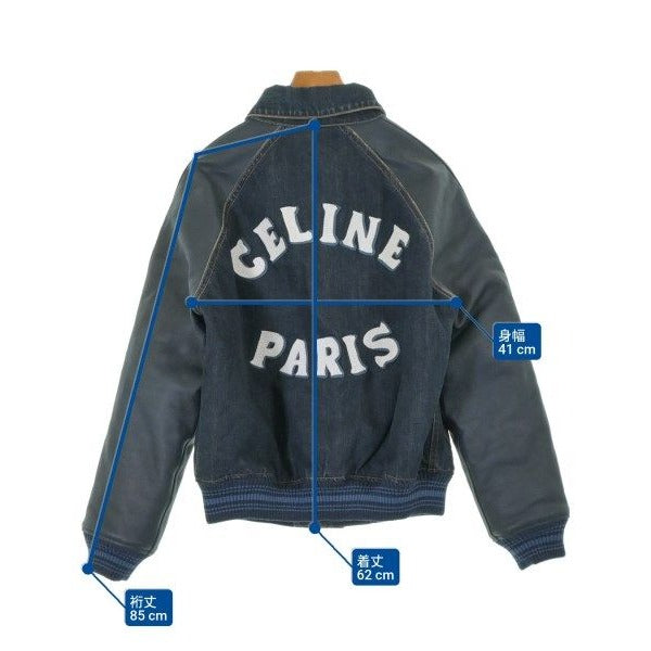 Celine Stadium Jacket Cotton Denim — view 6