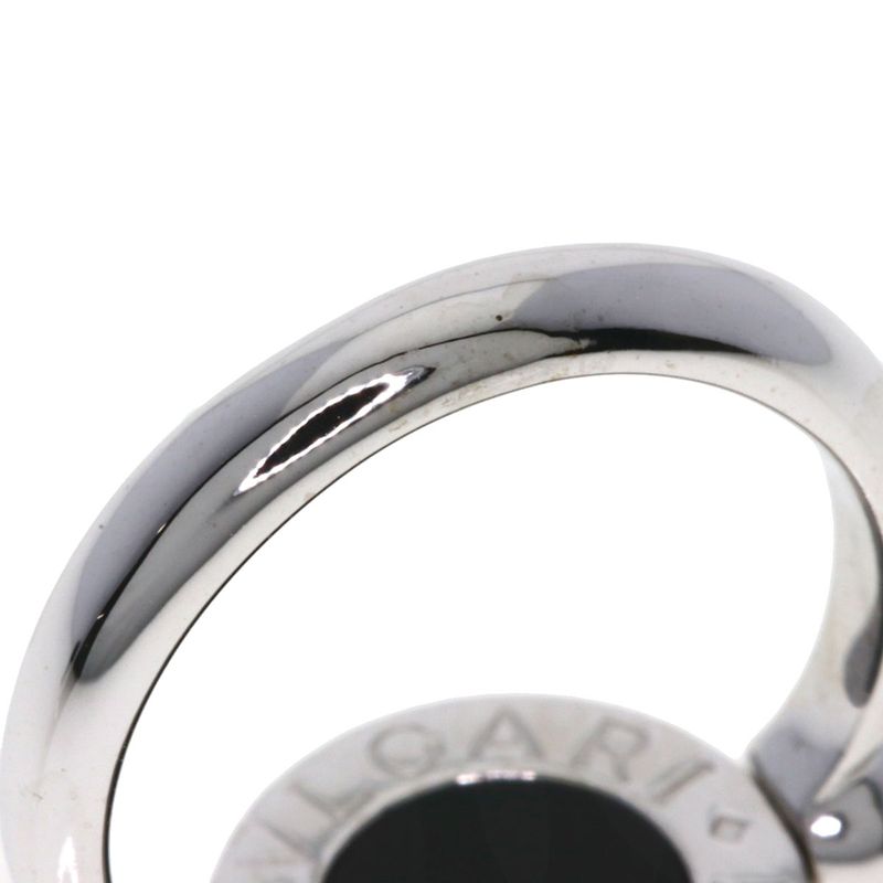 Bvlgari Flip Onyx Ring / Ring 18K White Gold 18K Yellow Gold Ladies