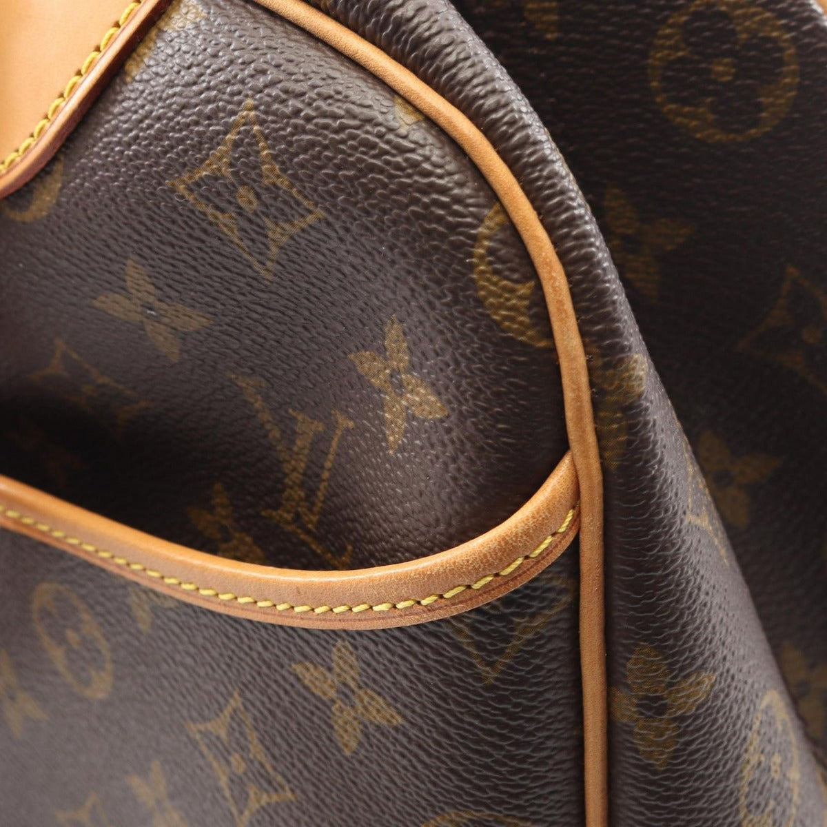 Louis Vuitton Handbag Deauville Bowling Vanity Canvas Leather — view 11