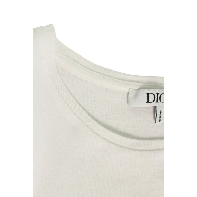 Dior 5 wbm 13 Teei Logo Embroidery T-Shirt Women 12 — view 3