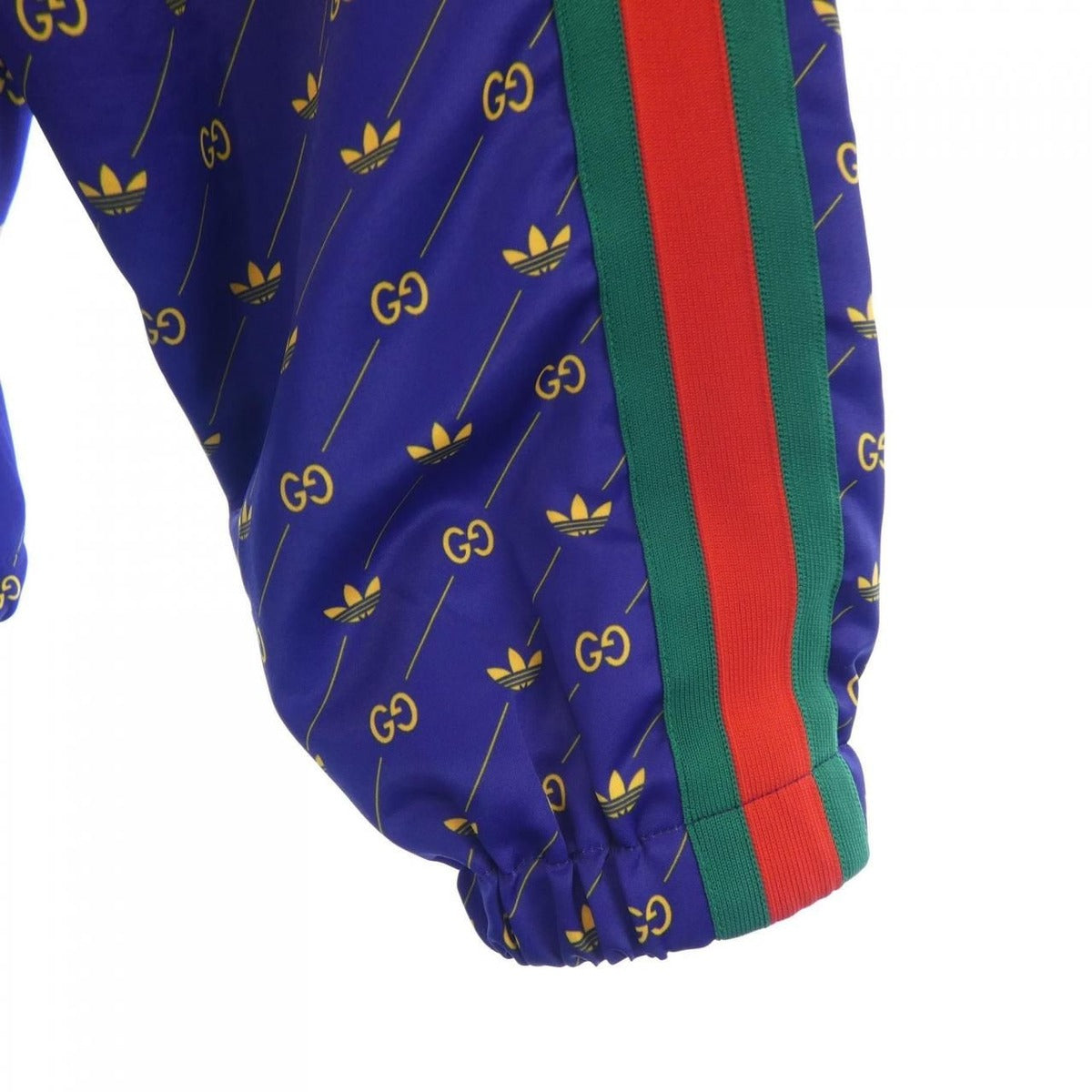 Gucci Adidas Trefoil Print Jacket Zajcz Purple Yellow — view 6