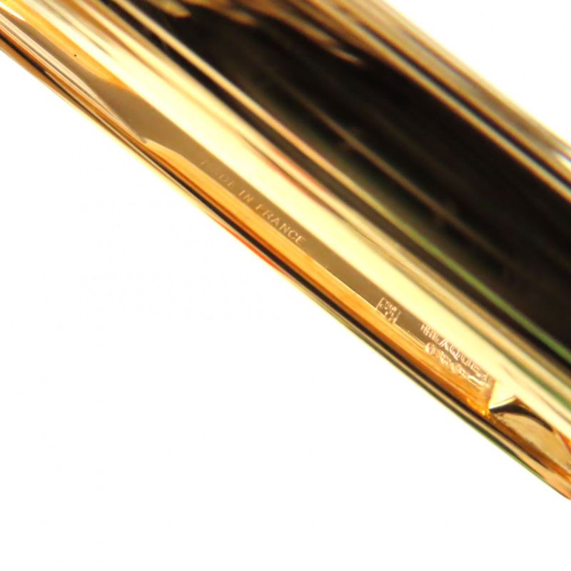 Cartier Must De Cartier Striped Logo Nock Mechanical Pencil Gold
