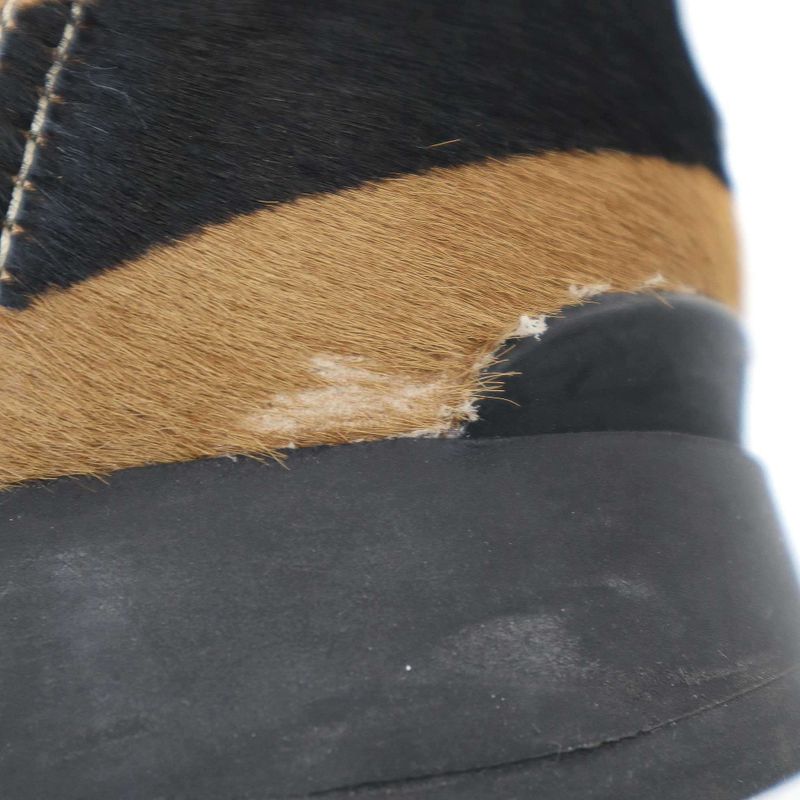 Loewe 19ss Halaco Belted Boots Brown 37