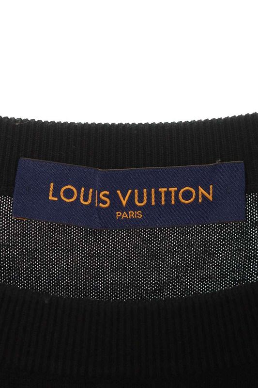 Louis Vuitton 22AW Rm222 ZTD Hnn78w Graphic Knit T-shirt Men's 5L