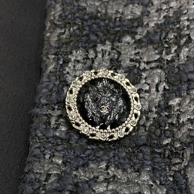 Chanel Jacket Size 34 Women's P72389 Black Long Sleeves Spring/fall/2022 Cotton