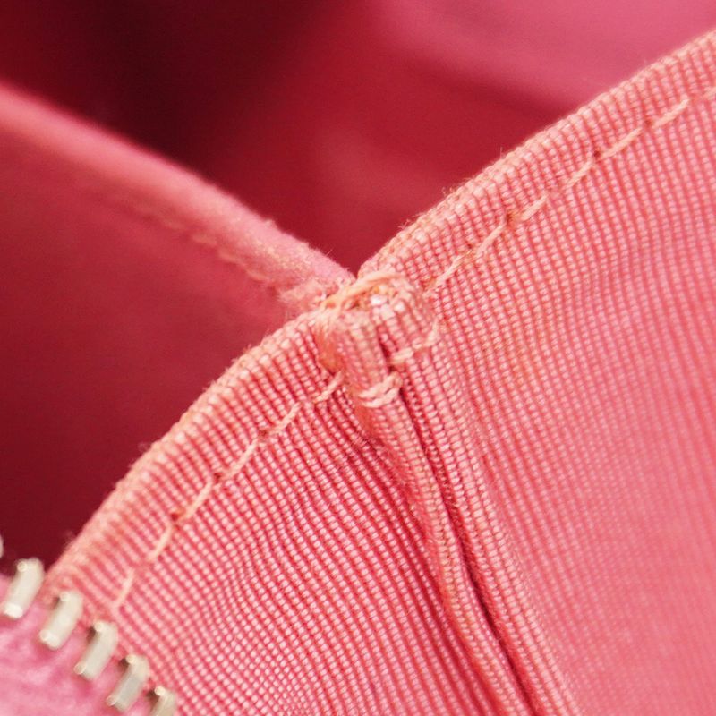 Chanel Shoulder Bag Matelasse Lambskin Pink Silver Hardware Women