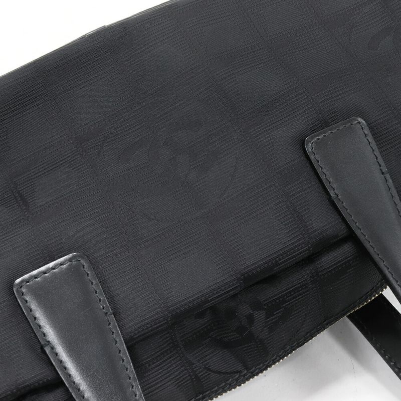 Chanel Handbag Boston Bag New Travel Line Mini Boston Nylon Calf Black A15828