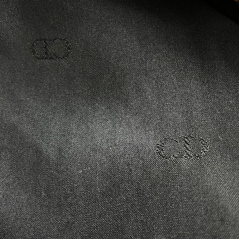 Christian DIOR Jacket Wool Blend Gold Buttons Checkered 80s CD Logo Orange