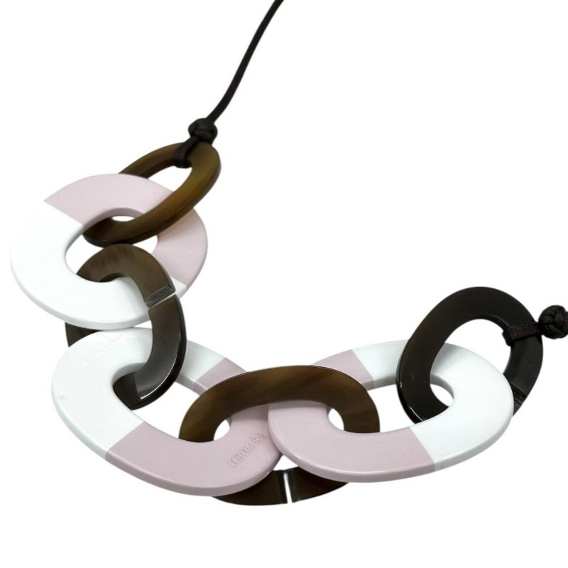 Hermes Buffalo Horn Necklace