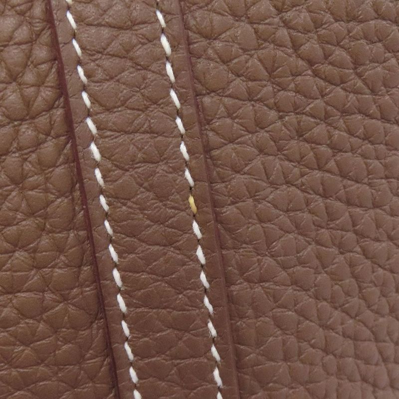 Hermes Picotin Lock PM Etape Silver Hardware Handbag Leather Women