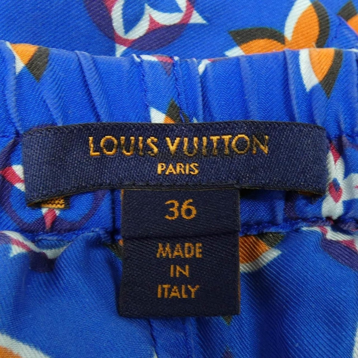 Louis Vuitton Shorts Pants Silk Blue — view 4