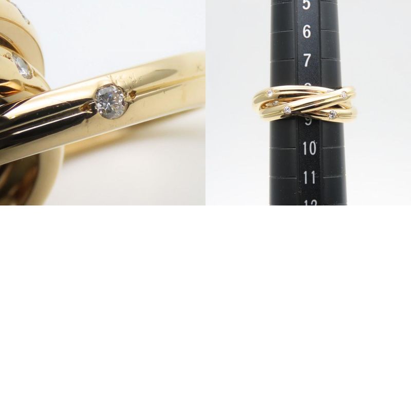 Cartier Ring - Ring Constellation Trinity 3strands 49 18K Yellow Gold Diamonds