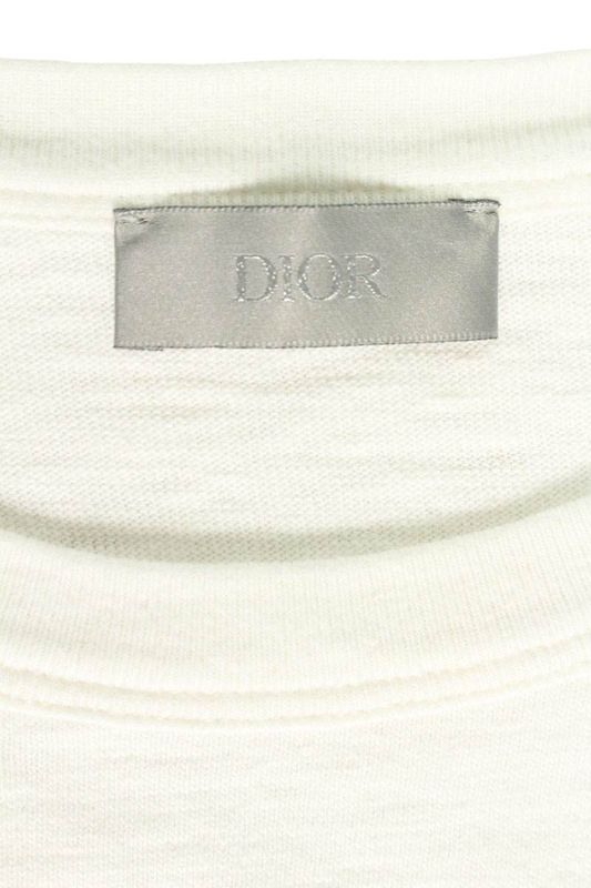 Dior 23AW 393j696a0849 Slub Cotton Jersey T-shirt Men's M