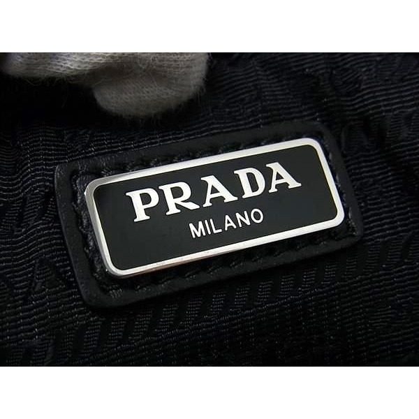 Prada Tessuto Nylon Mini Pouch Multi Case Black — view 4