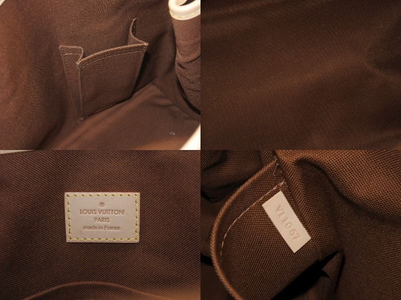 Louis Vuitton Batignolles Handbag Monogram Canvas Brown — view 8