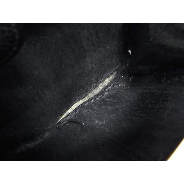 Chanel Long Wallet Coco Mark Black Caviar Leather Bifold Clasp — view 10