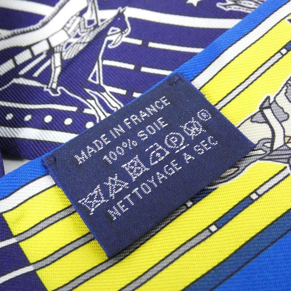 Hermes Pani la Shar Pawnee Scarf Blue Roy — view 4