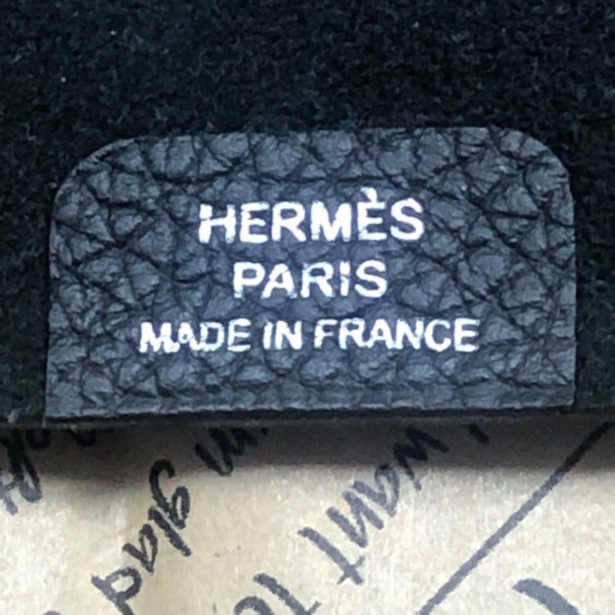 Hermes Notebook Cover Leather Black Agenda Dial — view 12