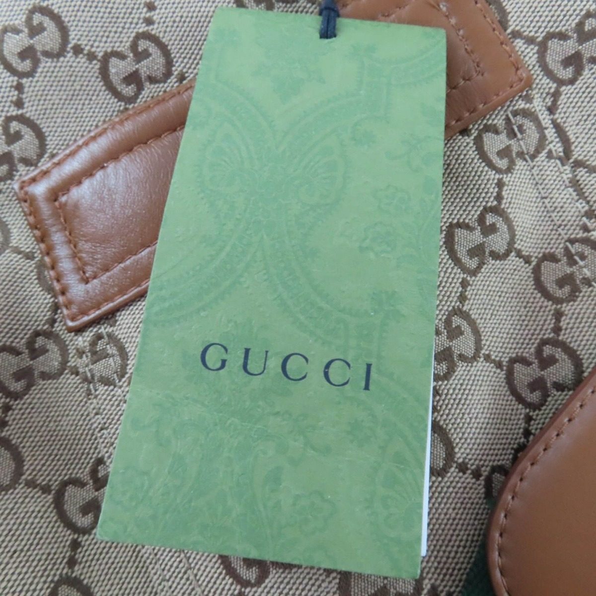 Gucci Horsebit Web Line Belt GG Canvas Jacket Brown 38 — view 16