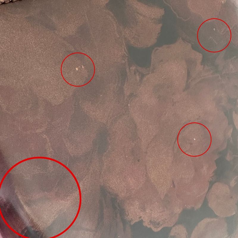 Christian Dior Lady Dior Ma-0958 Patent Leather Women's Handbag